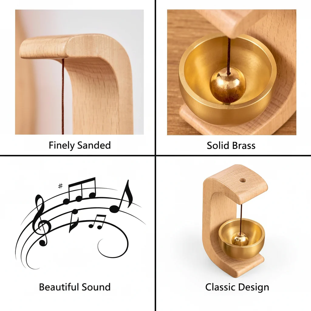 Noorly Blessed Wooden Door Chime Bell - Image 5