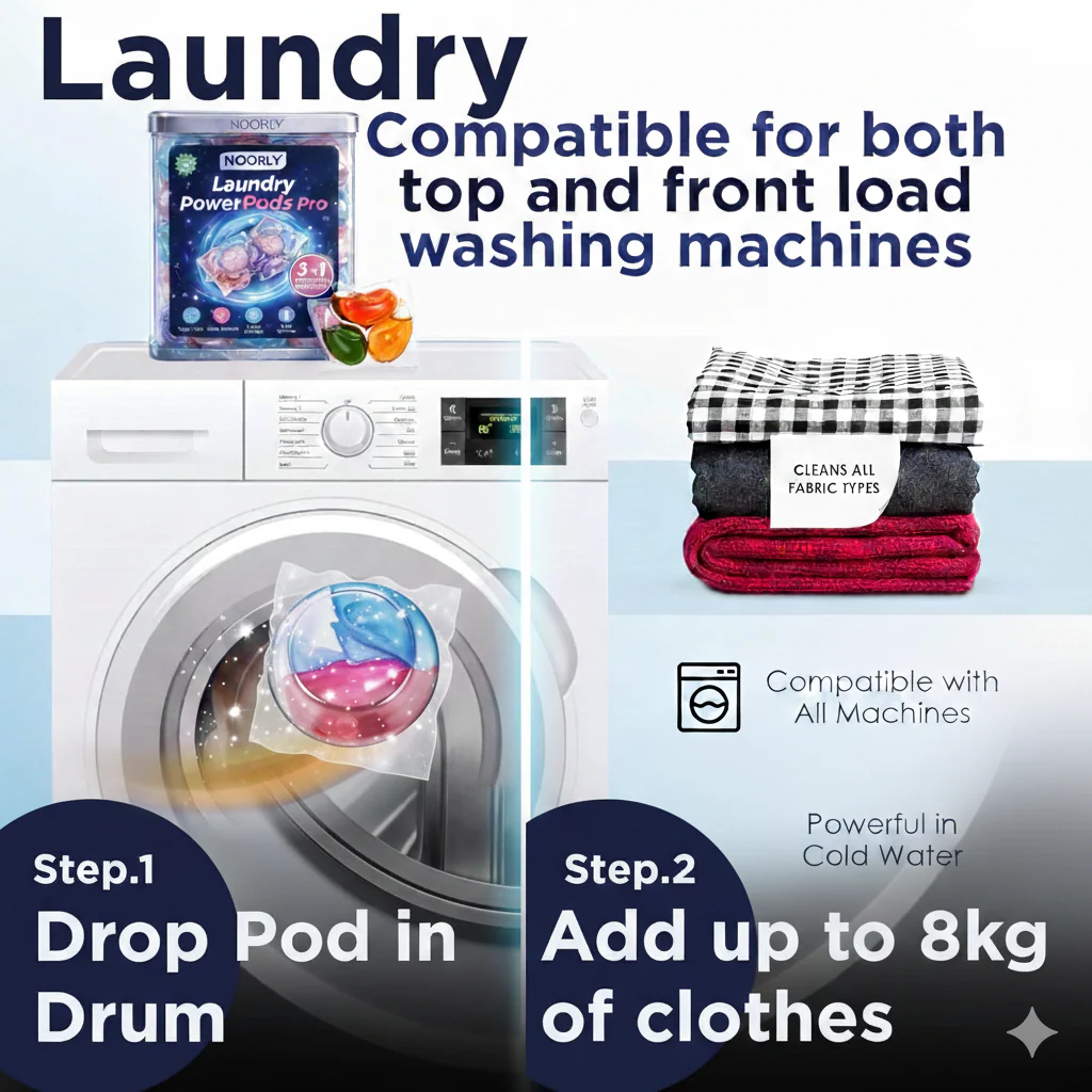 Noorly™ 5-in-1 Laundry PowerPods Pro - Image 5